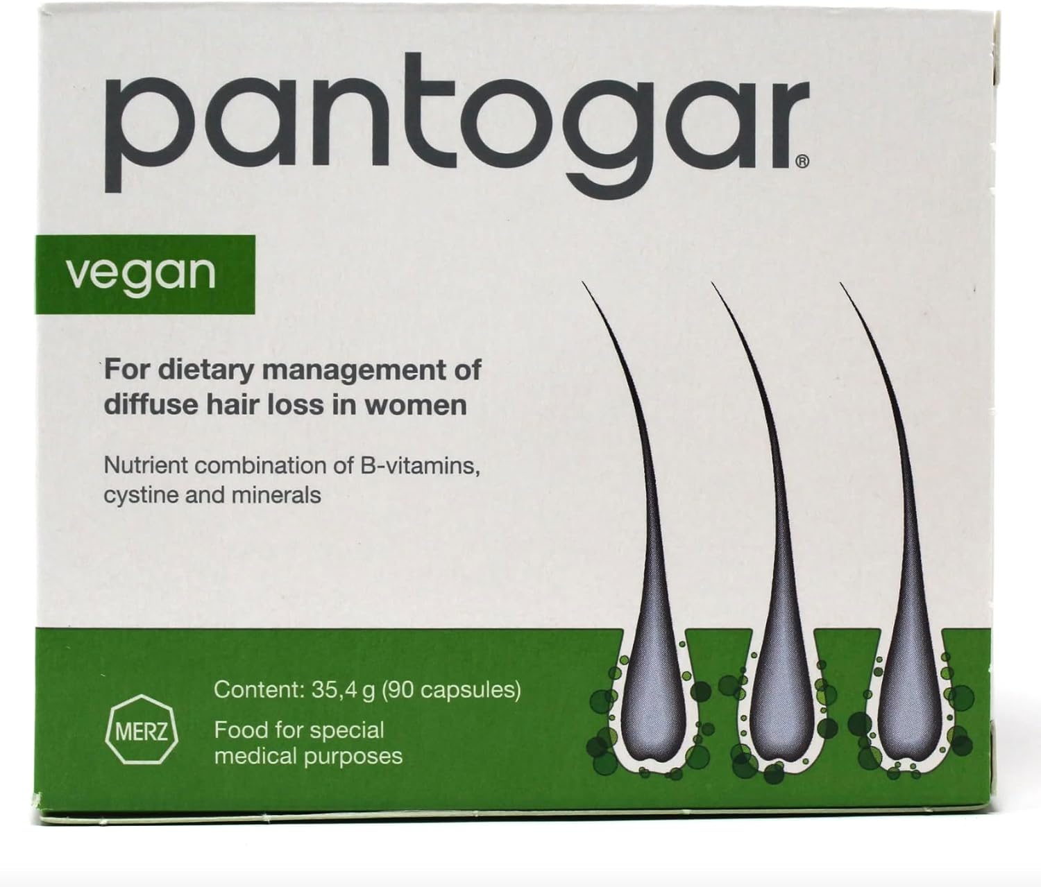 Pantogar for Hair Loss 90-Capsules