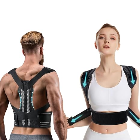 Posture Corrector for Men and Women, Adjustable Back Straightener, Upper Back Brace for Clavicle Support, Shoulder Corrector To Prevent Hunchback
