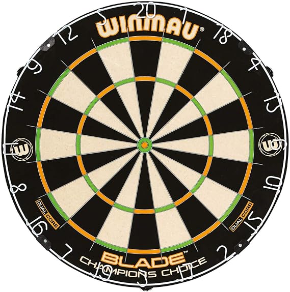 WINMAU Champions Choice Blade Technology Dual Core Training Dartboard