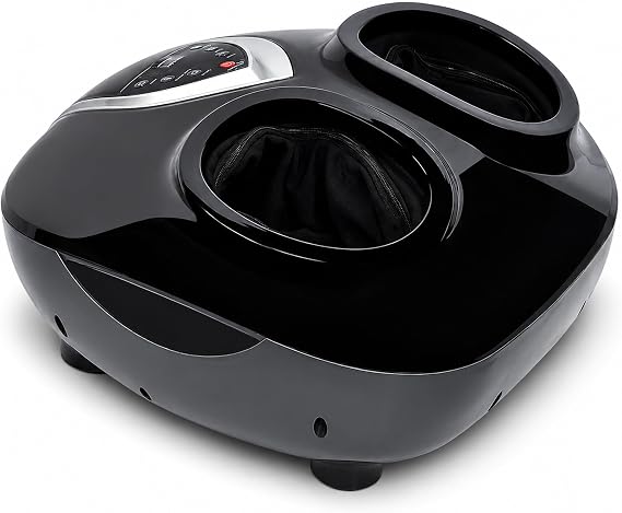 Carepeutic 6D Shiatsu Foot Massager with Kneading, Rolling & Percussion | Deep Tissue Electric Foot Massager with Heat, Air Kneading & Rolling, 6 Modes, 3 Intensities for Foot Relaxation & Comfort