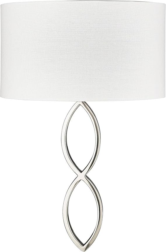 ML Lighting 13101-BN Rylee 1-Light Wall Sconce in Brushed Nickel Finish