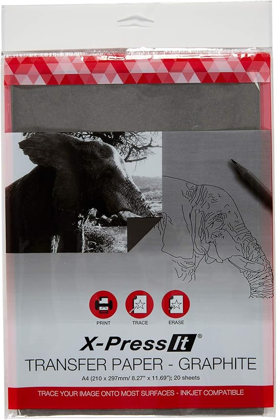 X-Press It Transfer Paper 8.5x11" Graphite 20pc