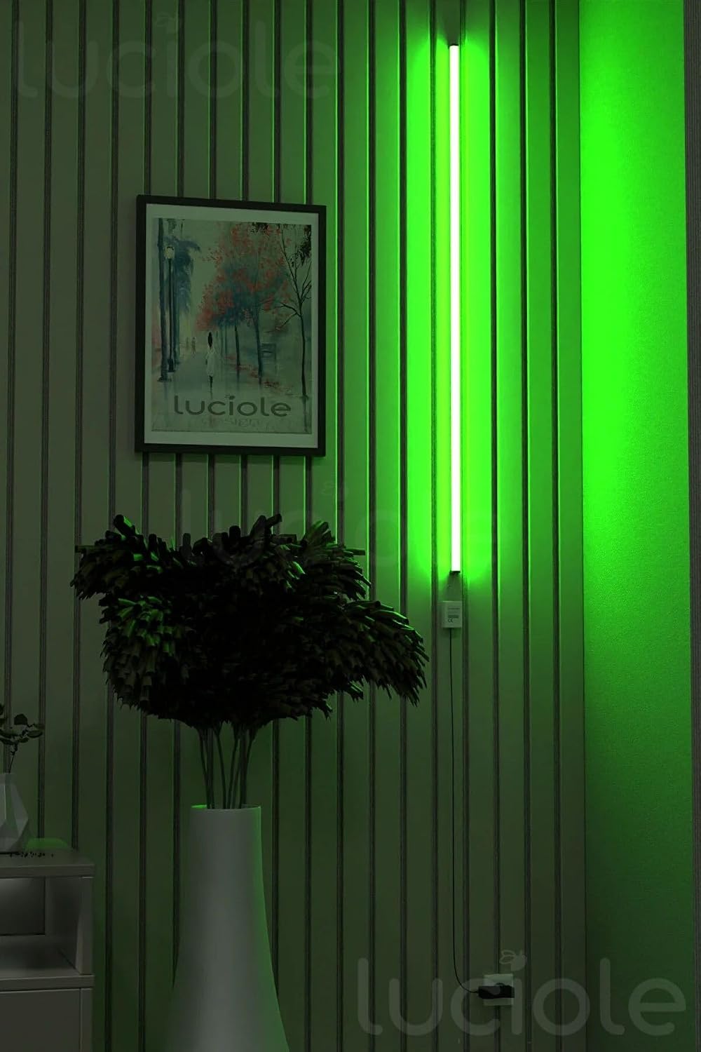 luciole Corner Led Floor Lamp Bar Light Remote Control Color Animation Adhesive Newlightye1