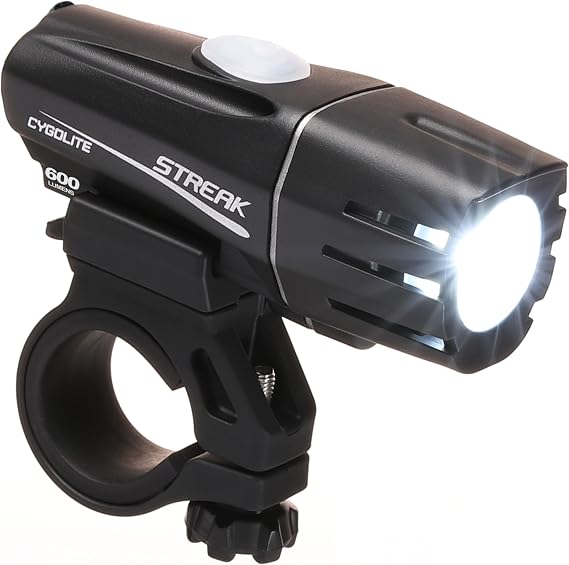 Cygolite Streak Series Bike Light, 7 Light Modes, Use Day and Night, Compact, Durable, IP67 Waterproof, Secure Hard Mount, USB-C & Micro USB Versions; for Road, Mountain, Commuter Bicycles