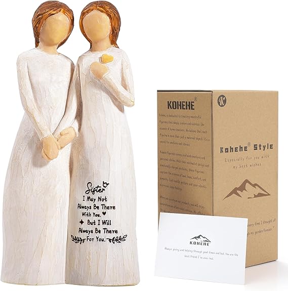 Sisters Gifts from Sister, 4.90 Resin Figurine - Sister Birthday Gifts