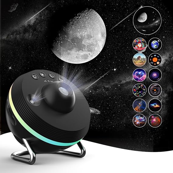 Star Projector,Syslux Galaxy Projector Night Light,4K Home Planetarium Projector with 13 HD Image Discs,Sky Light Living Room Decor,for Kids Christmas and Halloween,Party,Birthday,Valentines Gift