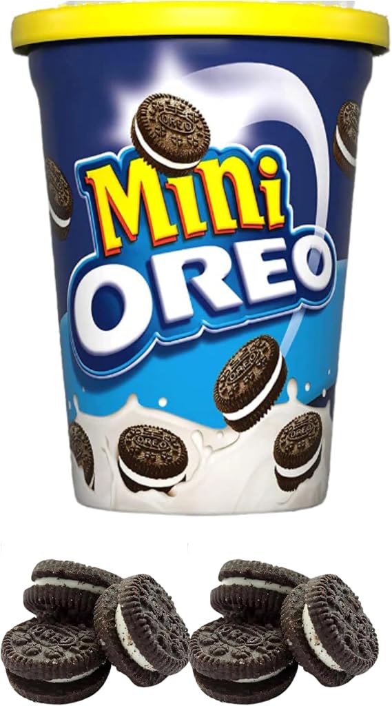 Mini Oreos Cookies - 115g Original Bite Size Biscuits Perfect for Snacking, Baking, and Decorations - 1 Pack