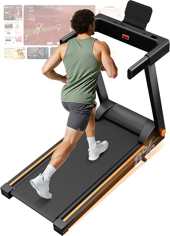 Treadmills for Home Foldable, Folding Treadmill for Heavy People