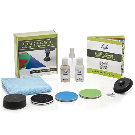 Glass Polish 31007 Plastic and Acrylic Polishing and Scratch Removal Kit