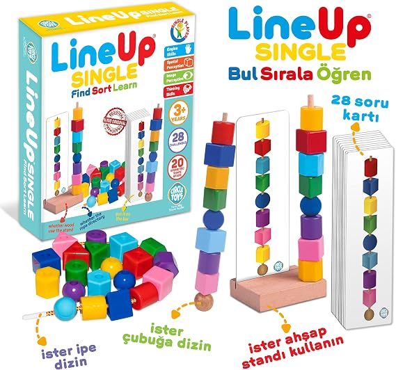 CIRCLE TOYS Line Up Single - Tek Oyuncu YENİ NESİL ALGI VE ZEKA OYUNU