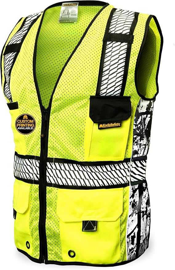 KwikSafety - Charlotte, NC - RoadBOSS Econ & Premium Safety Vest Class 2 Reflective Vest ANSI OSHA Safety Vest for Men