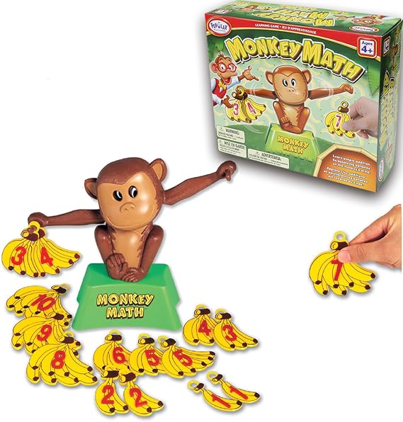 POPULAR PLAYTHINGS Monkey Math Balance Game, Simple Addition Toy