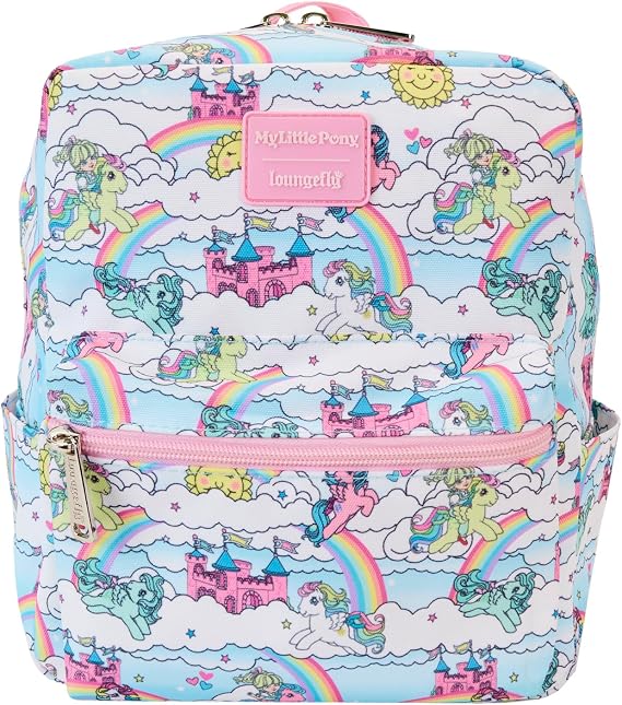 Loungefly Hasbro My Little Pony Sky Scene AOP Small Nylon MINI Backpack
