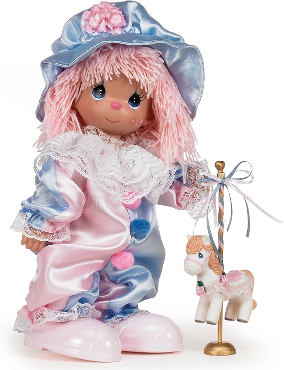 Precious Moments Dolls by The Doll Maker, Linda Rick, Clowing Around The Merry Go Round, 12 inch Doll
