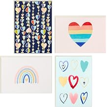 Hallmark Cards for all occasions, 24 blank cards with envelopes (hearts)