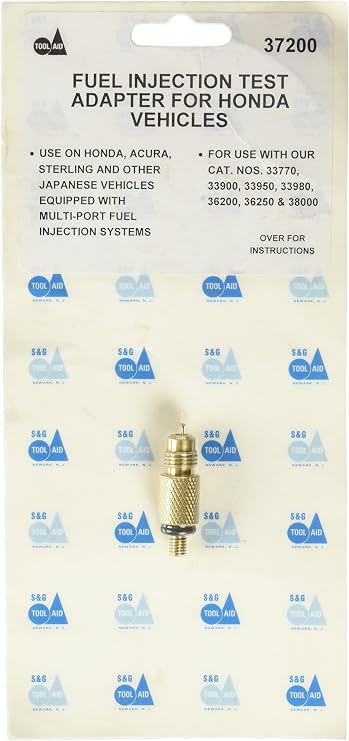 S&G Tool Aid 37200 Fuel Injection Test Adapter