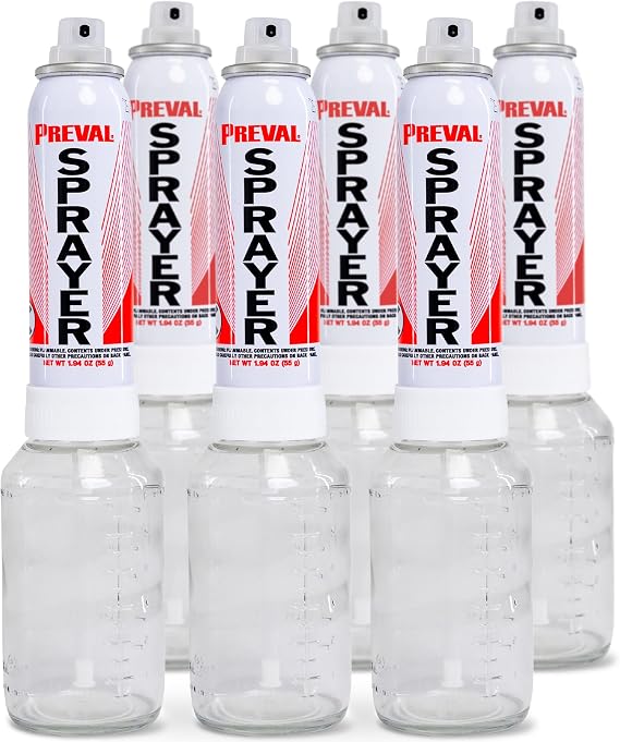 Preval Sprayer, 6 Pack - Refillable Aerosol Spray Paint System 0267
