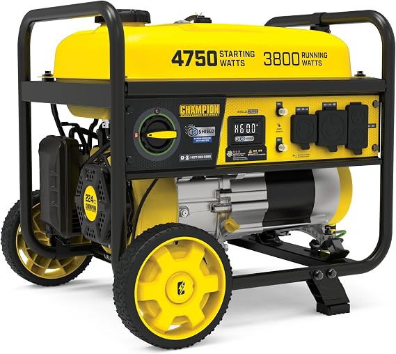 Champion Power Equipment 4750-Watt RV Ready Portable Generator with , CARB Compliant