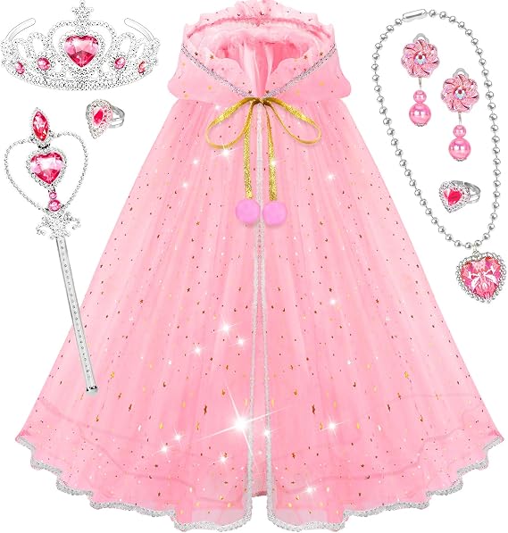 Toddler Toys for Girls,Princess Dresses for Girls Toys for 3 4 5 6 7 8 9 Year Old Girls,Princess Dress Up Clothes