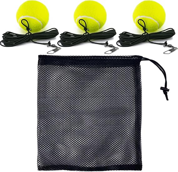 Tennis Training Ball with String,Tennis Trainer Balls Self Practice Trainer Tool, Tennis Ball Training Equipment for Rebound Baseboard Self Tennis Training Tool