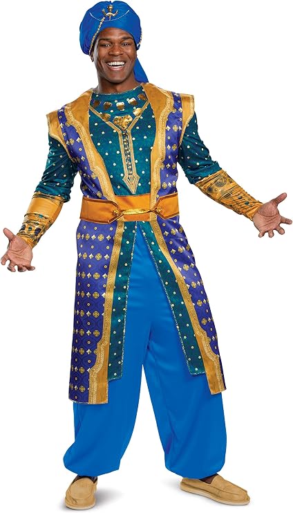 Disguise Men's Genie Deluxe Adult Costume