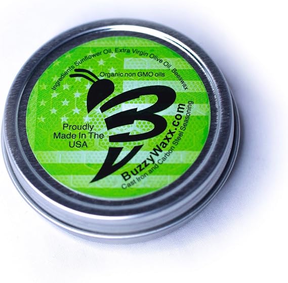 BuzzyWaxx Green Blend - Cast Iron and Carbon Steel Seasoning
