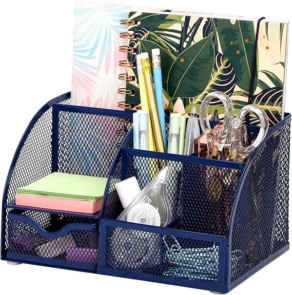 Organisateur de Bureau/Papeterie Organizer/Pot à Stylo/Bureau Ranger/Multifonctions Organisateur