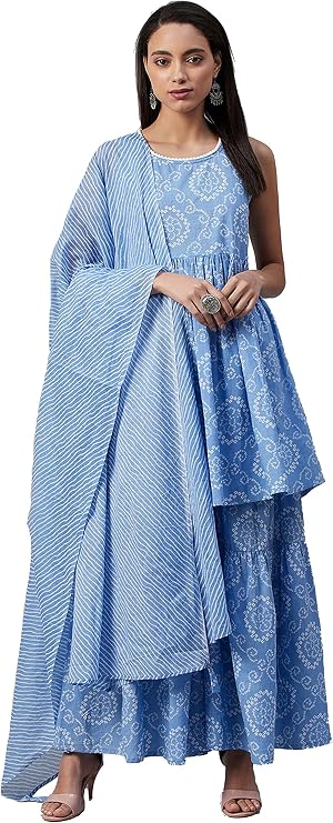 Women's Indian kurti set for women with dupatta party wedding salwar kameez suit women ready to wear Pakistan dress
