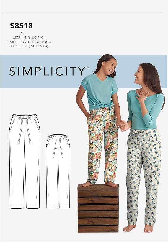 SIMPLICITY CREATIVE CORP S-L/XS-XL Simplicity Pattern