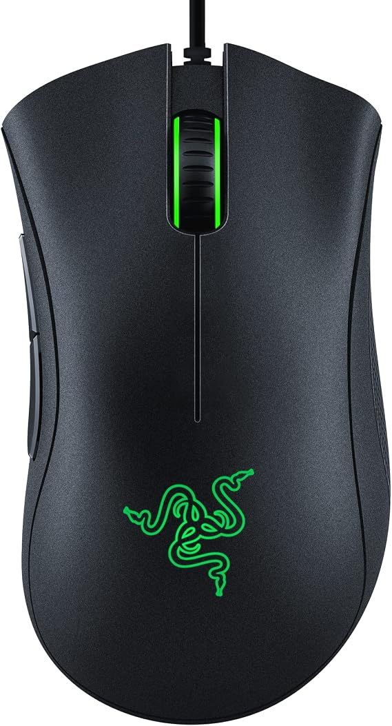 Razer DeathAdder Essential Ergonomic Wired Gaming Mouse, Black