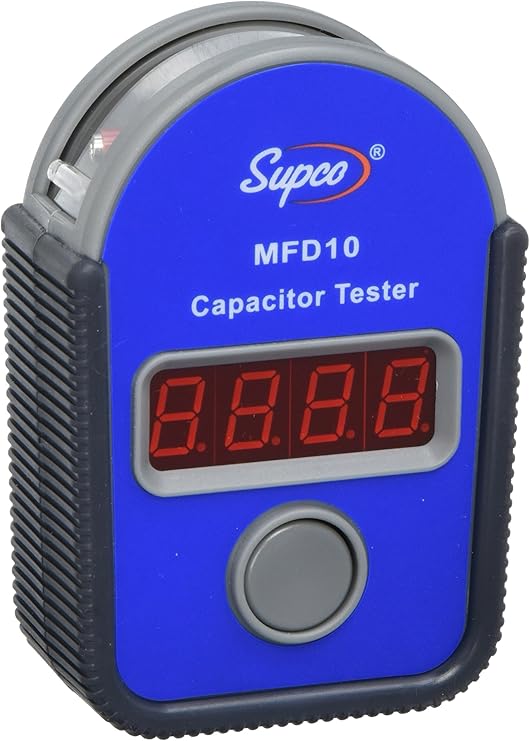 Sealed Unit Parts MFD10 LED Display Digital Capacitori Tester,Black
