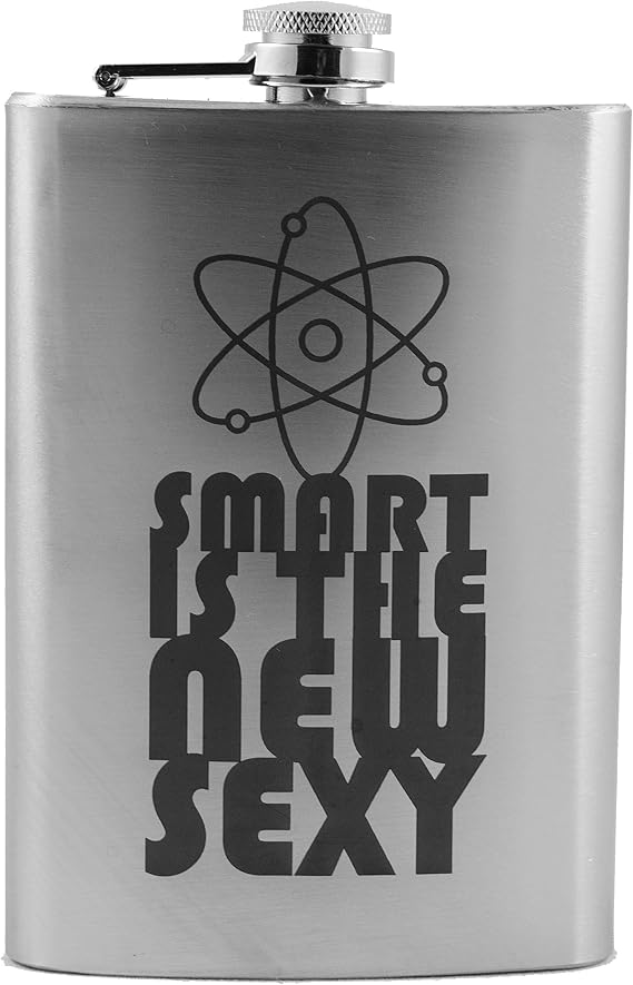 8oz Smart Is the New Sexy Flask