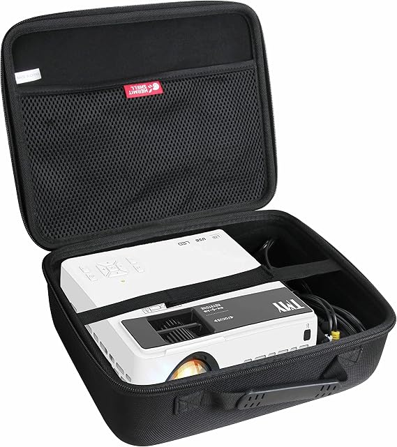 Hermitshell Hard Travel Case for TMY 1080P Full HD Portable Mini Projector (Case for Projector + Tripod)
