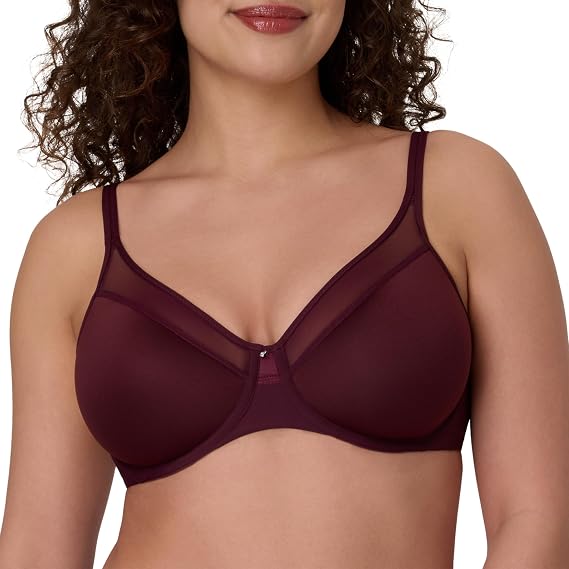Bali Women's Underwire T-Shirt Bra Ultra-Light Smoothing Spacer Bra