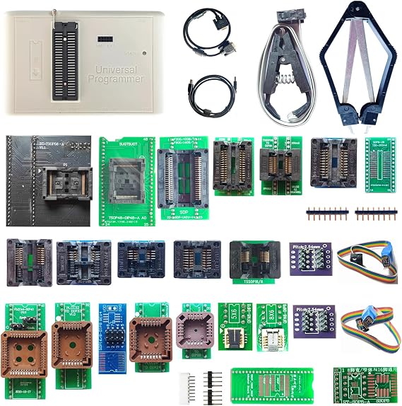 RT809H EMMC Nand Flash Programmer 23 Adapters ISP Nor MCU EPROM SOP TSOP48 TSOP56 CAR/DVD/TV Chip Writer IC Reader