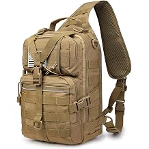 G4Free Tactical Sling Backpack Big Molle EDC Range Bag Pack Assault Military Shoulder Rucksack One Strap Daypack