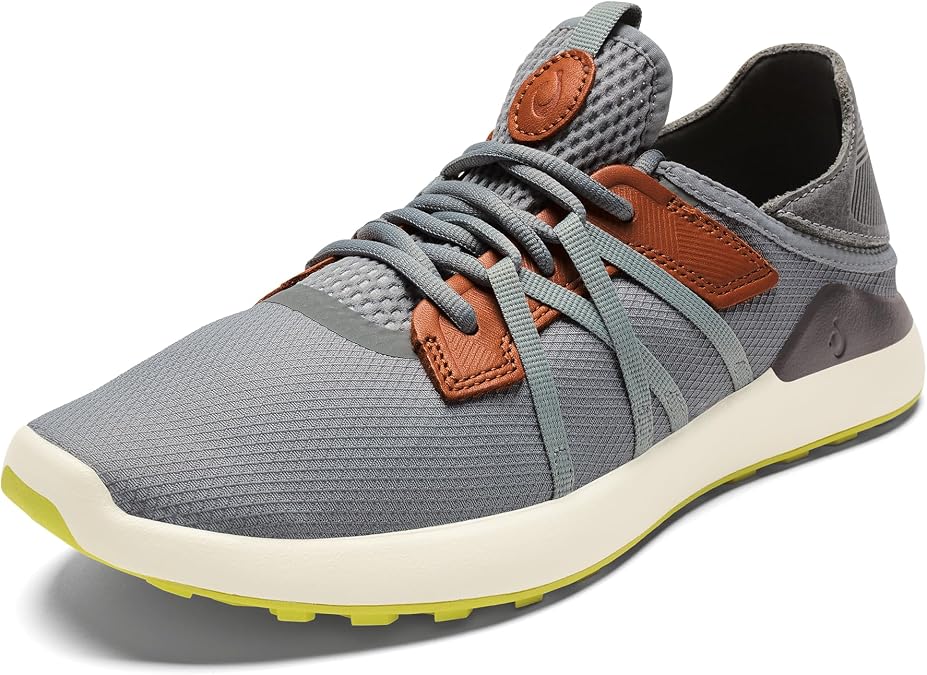 OluKai Manele Men's Spikeless Golf Shoes, Water & Stain-Resistant | Cushioned Midsole & Contoured Footbed, All-Day Comfort & Lightweight