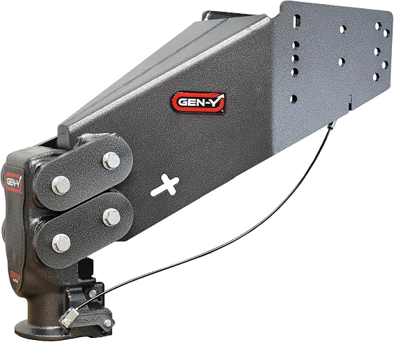 GEN-Y Hitch Fifth Wheel to Gooseneck SnapLatch Coupler | 3,500-6,500 Pound Pin Weight Range | 30K Pound Towing Capacity | Compatable with 2 5/16" Gooseneck Ball