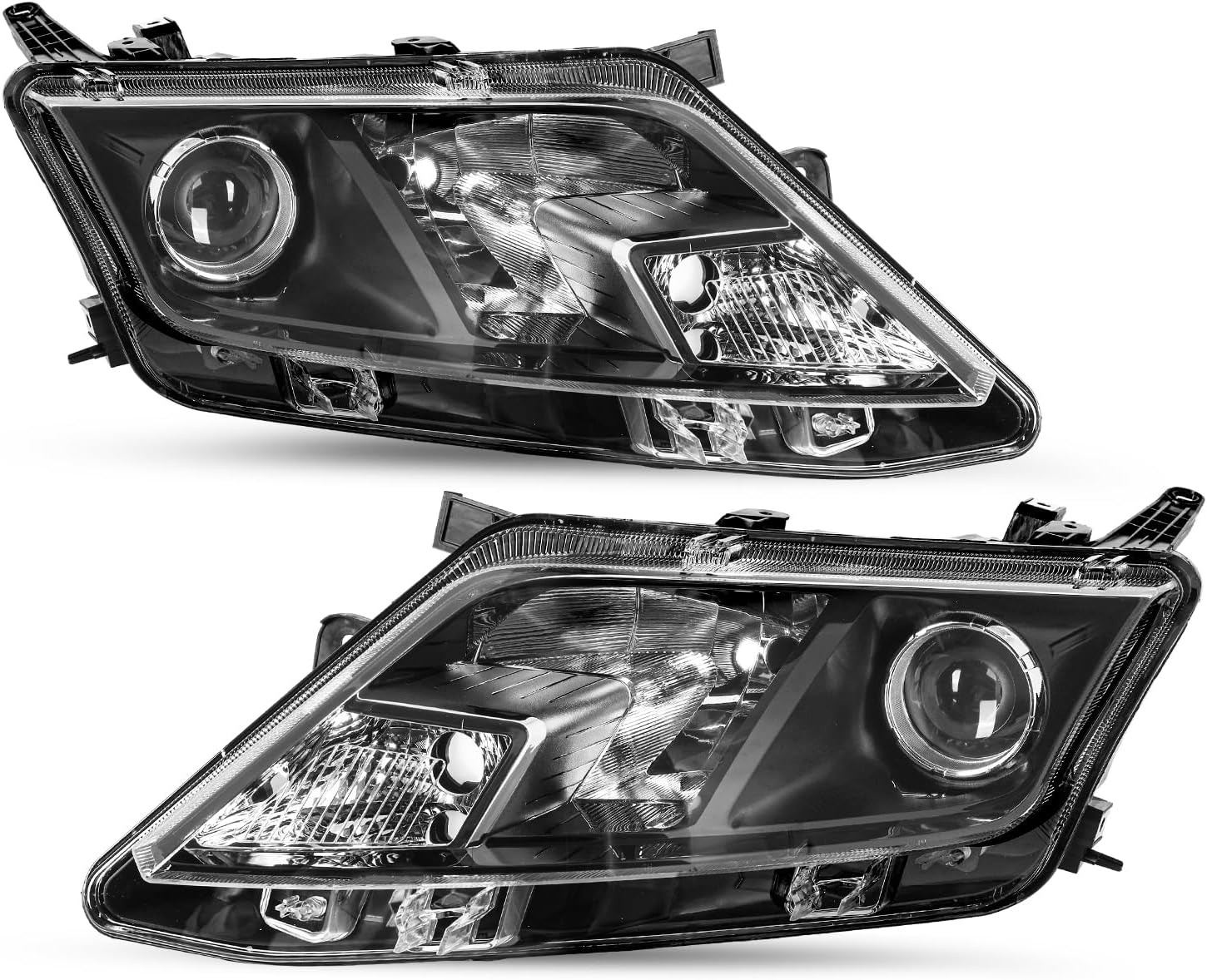 SOCKIR Projector Headlight Assembly Fit for 2010-2012 Ford Fusion OE Style Headlamp Replacement Passenger and Driver Side