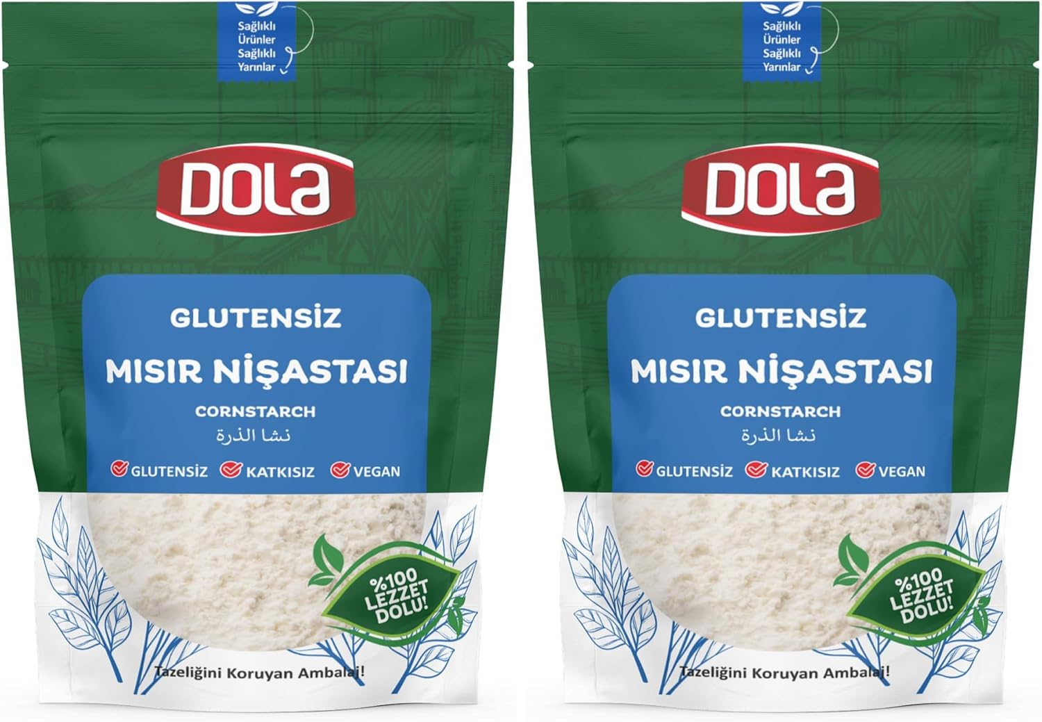 Dola Glutensiz Mısır Nişastası 400 gr (2 paketi)