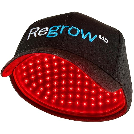 Hairmax RegrowMD FDA Cleared Hair Regrowth Laser Red Light Therapy Cap | 100% Medical Grade Lasers, Alopecia Treatment, 30 Min Sessions, Men & Women