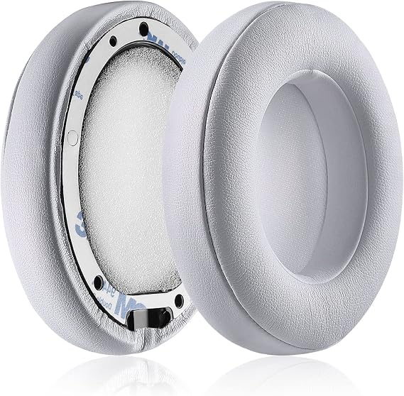 beats studio 2 studio 3 ile uyumlu kulaklık pedi studio 2 studio 3 studio apl uyumlu kulaklık süngeri yastığı studio 2 kulaklık süngeri studio 3 uyumlu yastık (Beyaz)