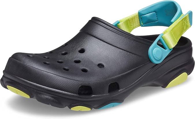 Crocs Classic All Terrain Clog Sandals, Black, 11.8 inches 30.0 cm