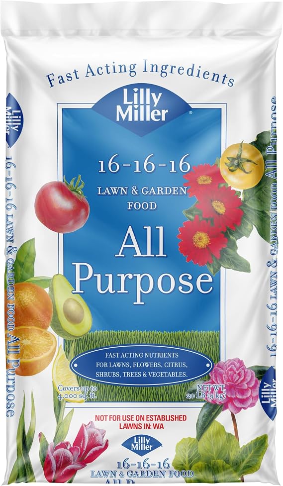Lilly Miller Lawn & Garden Food All Purpose 16-16-16 20lb