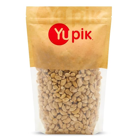 Yupik Roasted Unsalted Cashews, Butts, 2.2 lb (35.2 oz), Gluten-Free, Kosher, Vegan, Broken Nuts, Crunchy Cashew Pieces, No Added Salt, Lightly Roasted, Source of Protein & Iron, Savory Snacks