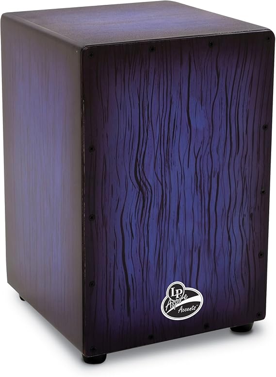 LP Aspire Accents Wire Cajon Blue Burst Streak LPA1332-BBS