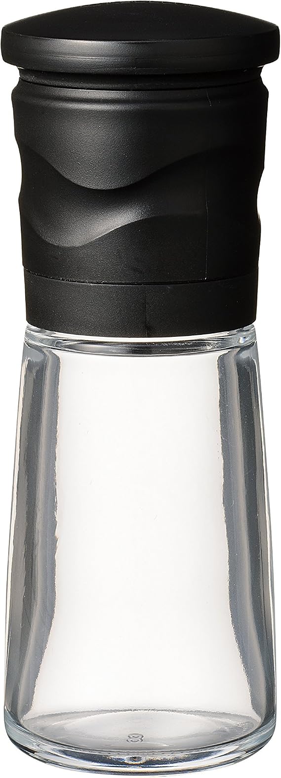 Kyocera Salt and Pepper Mill with Adjustable Advanced Ceramic Grinding mechanism, Grinder for all Spices and Herbs-Colors Vary | KYOCERA Ceramic Salt and Pepper Mill: Adjustable Non-Reactive Grinder, Mess-Free Upright Design, Dishwasher-Safe Glass Body