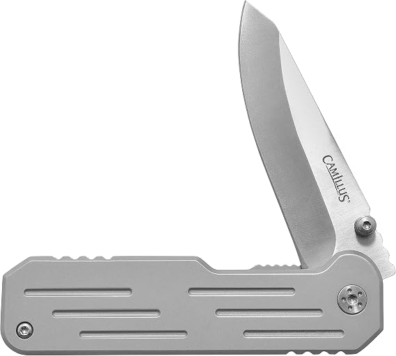 Camillus Choff / 6.25" Overall / 2.75" Drop Point Blade/aus-8 / Silver