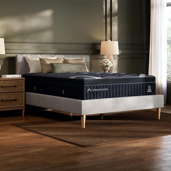 DreamCloud Luxe 14" Full Mattress, Hybrid Memory Foam, Medium Feel