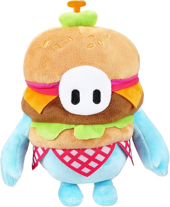 Fall Guys: Ultimate Knockout Tasty Burger Official Collectible Character 20cm Plush Soft Toy